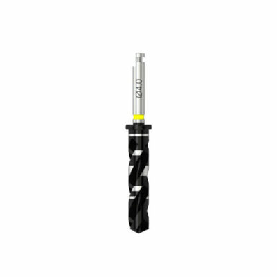 Microcone - Foret standard D 4.0 (jaune) pour implant D 4.5 - court