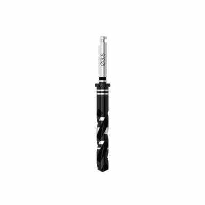 Microcone - Foret standard D 3.5 (noir) pour implant D 4.0 - long