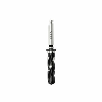Microcone - Foret standard D 3.5 (noir) pour implant D 4.0 - ultra-court