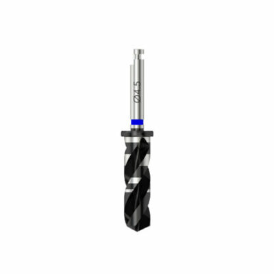 Microcone - Foret standard D 4.5 (bleu) pour implant D 5.0 - ultra-court