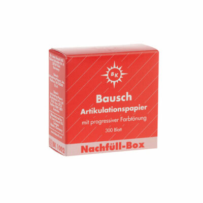 Papier à articuler Bausch rouge BK02 200 µ - Boite de 300 feuillets