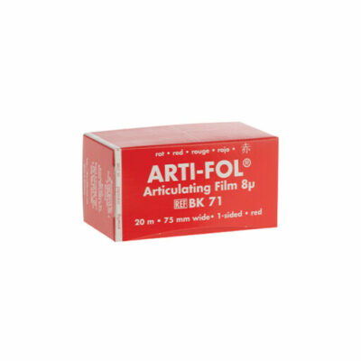 Feuille Arti-Fol Bausch monoface rouge BK71 8 µ largeur 75 mm - Rouleau de 20 m