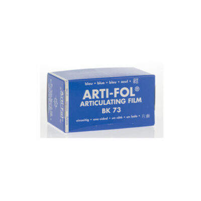 Feuille Arti-Fol Bausch monoface bleu BK73 8 µ largeur 75 mm - Rouleau de 20 m