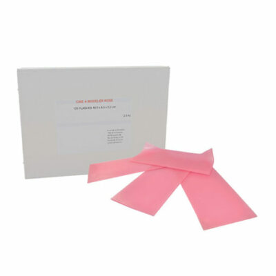 Cire à modeler rose en plaques - 2,5 kg