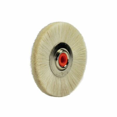 Brosse en poils de Chèvre blanc  - Ronde - ø 48 mm - 12 Pièces