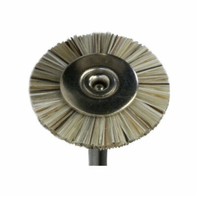 Brossette ronde pour PM en crins de cheval - Ronde - ø 17,5 mm - 12 Pièces