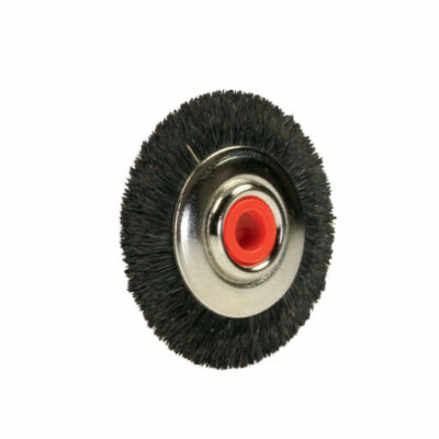Brosse en Soie Tchong King noire - Ronde biseautée - ø 36 mm - 12 Pièces