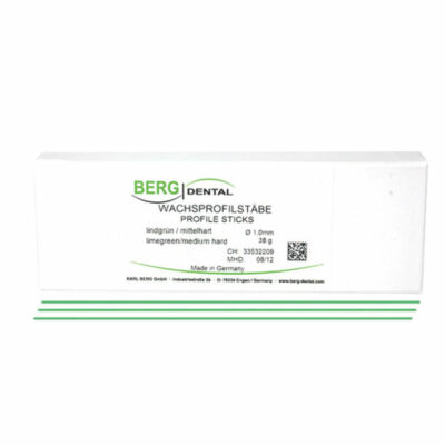 Tiges en cire profilée rondes vert médium ø 1,20 mm - 50 g