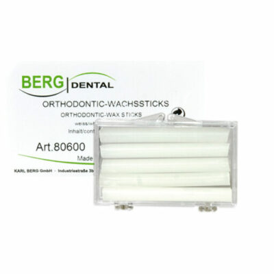 Orthodontic bâtonnets en cire blanche ø 5 mm - Boîte de 5 pièces