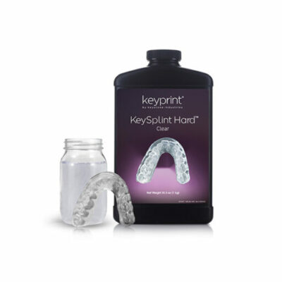 Résine 3D KeySplint Hard biocompatible pour gouttières  - Transparente- 1 kg