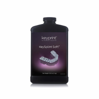 Résine 3D KeySplint Soft biocompatible pour gouttières  - Transparente - 500 g