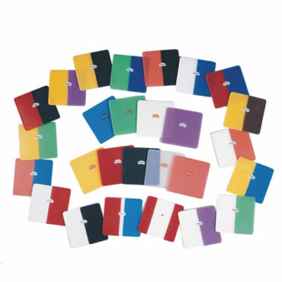 Plaque thermoformable - 125 x 125 mm - 4 mm - Bleu/Blanc/Rouge - 12 pièces