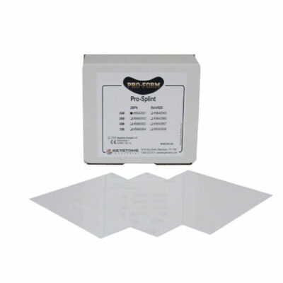 Plaque thermoformable transparente pour gouttière 1 mm 125 x 125 mm - 25 pièces