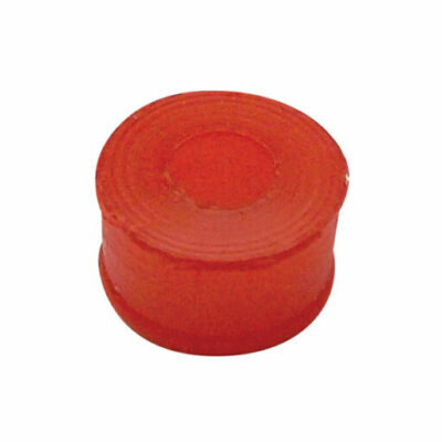 Microclip - Gaine plastique rouge - Sachet de 4