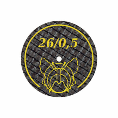 Disques à tronçonner pour métaux non précieux - ø 26 mm x 0,5 mm - 20 Pièces