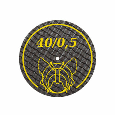 Disques à tronçonner pour métaux non précieux - ø 40 mm x 0,5 mm - 20 Pièces