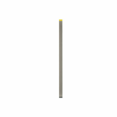 Bande diam. large jaune - Uniface - 6 x 147 x 0,08 mm - Super fin - 10 pièces