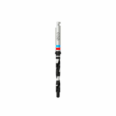 Minicone - Fraise pour corticale - court - D 1.5/2.0 (bleu clair/rouge) - L 20