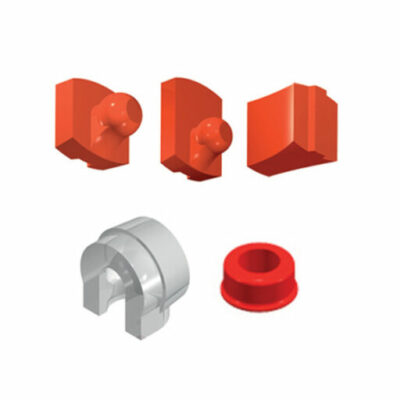 Attachement boule vertical 1,8 - Assortiment pour boîtier métallique 10 pièces