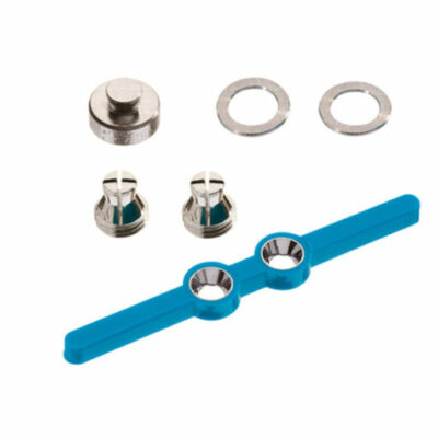 Ancrage M3 résilient - 2 matrices sur barre - Assortiment 5 pièces