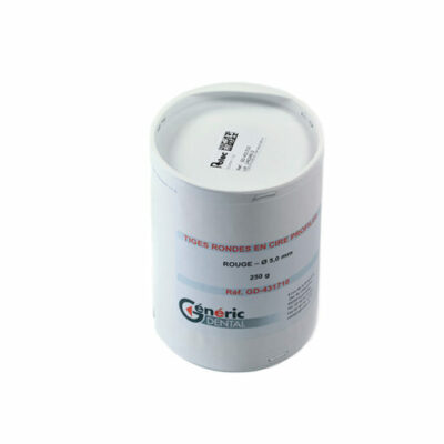 Tiges rondes en cire profilée Rouge Ø 3,0 mm - 250 g