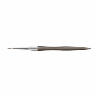 RSPCT Glaze Pinceau #3 Monté sur un manche en aluminium WAVE #CAFÉNOIR – 002 (4500-RSPCT-3-CAF)