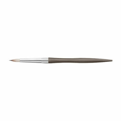 RSPCT Build-Up Pinceau #8R Monté sur un manche en aluminium WAVE #CAFÉNOIR – 002 (4500-RSPCT-8R-CAF)