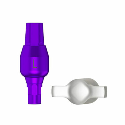 L Série - Transfert d'empreinte porte-empreinte fermé - coiffe de positionnement incluse - RC (magenta)