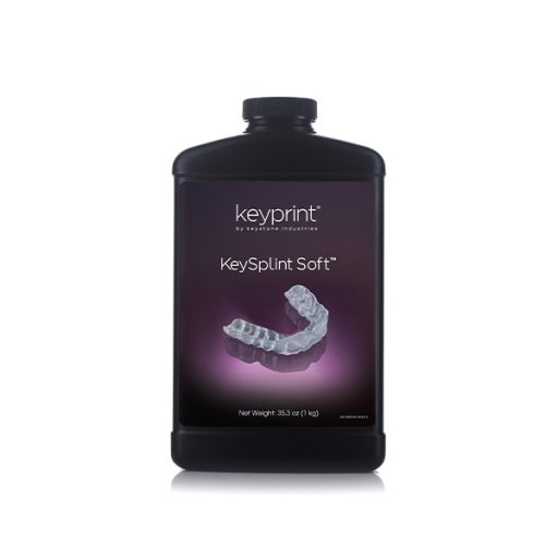 Résine 3D KeySplint Soft biocompatible pour gouttières - Violet - 1 kg