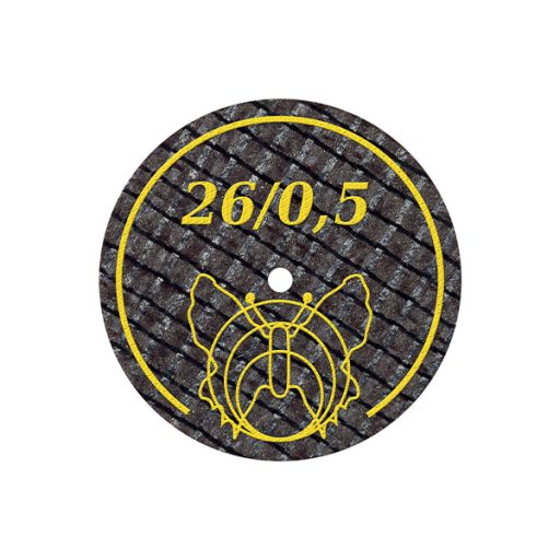Disques à tronçonner pour métaux non précieux - ø 26 mm x 0,5 mm - 20 Pièces