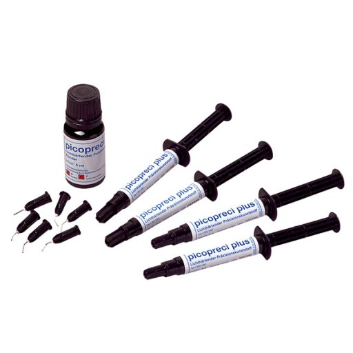 Picopreci plus résine de précision uv transparent - 5 x 3 g et 20 canules