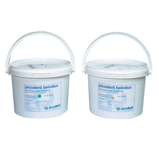 Twinduo silicone à pétrir 2 x 2,5 kg